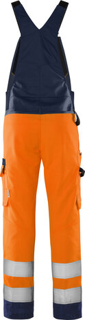 Fristads High vis green Amerikaanse overall klasse 2 1030 Hi-vis oranje/marineblauw