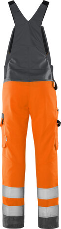 Fristads High vis green Amerikaanse overall klasse 2 1030 Hi-vis oranje/grijs