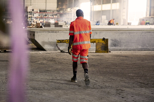 Fristads High vis green korte broek klasse 2 2650 Hi-vis geel