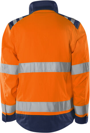 Fristads High vis green jack klasse 3 4067 Hi-vis oranje/marineblauw