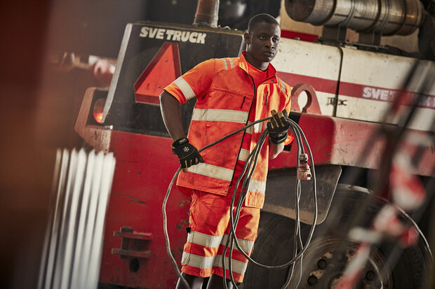 Fristads High vis green vest klasse 2 5067 Hi-vis geel