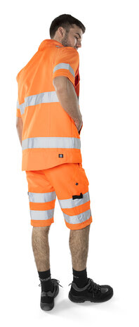 Fristads High vis green vest klasse 2 5067 Hi-vis oranje