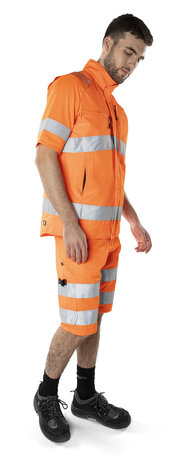 Fristads High vis green vest klasse 2 5067 Hi-vis oranje
