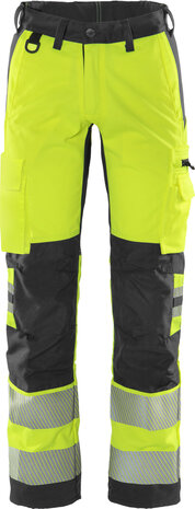 Fristads High vis werkbroek klasse 2 Flexforce Hi-vis geel/zwart