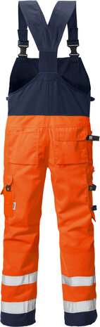 Fristads High vis Amerikaanse overall klasse 2 1014 Hi-vis oranje/marineblauw
