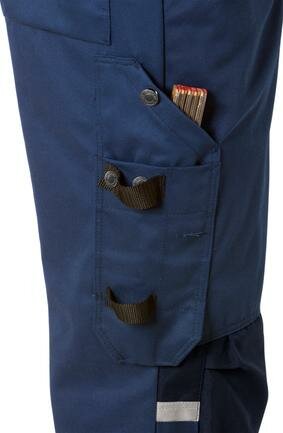 Fristads High vis overall klasse 3 8026 Hi-vis geel/marineblauw