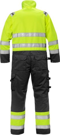 Fristads High vis overall klasse 3 8026 Hi-vis geel/zwart