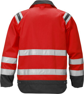 Fristads High vis jack klasse 3 4026 Hi-vis rood/zwart