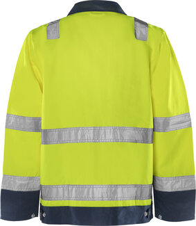 Fristads High vis jack klasse 3 4797 Hi-vis geel/marineblauw