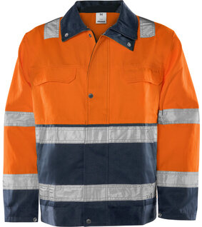 Fristads High vis jack klasse 3 4797 Hi-vis oranje/marineblauw