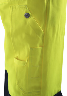 Fristads High vis broek klasse 2 2001 Hi-vis geel/marineblauw