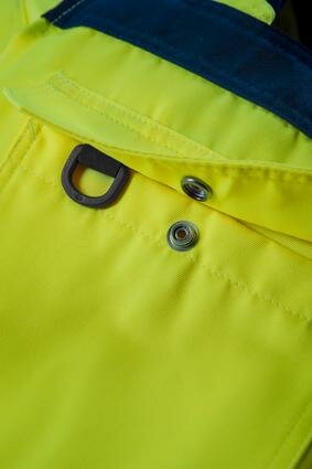 Fristads High vis Amerikaanse overall klasse 2 1001 Hi-vis geel/marineblauw