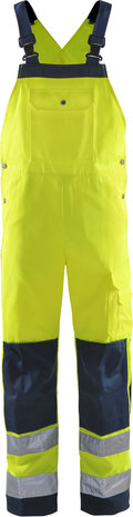 Fristads High vis Amerikaanse overall klasse 2 1001 Hi-vis geel/marineblauw