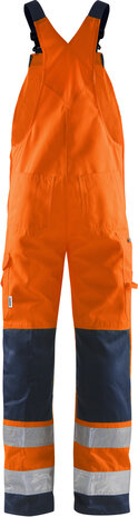 Fristads High vis Amerikaanse overall klasse 2 1001 Hi-vis oranje/marineblauw