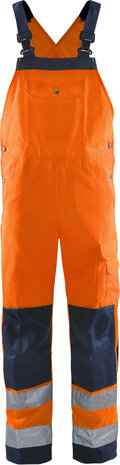 Fristads High vis Amerikaanse overall klasse 2 1001 Hi-vis oranje/marineblauw
