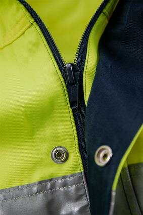 Fristads High vis overall klasse 3 8601 Hi-vis geel/marineblauw