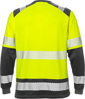 Fristads High vis T-shirt lange mouwen klasse 2 7457 Hi-vis geel/zwart