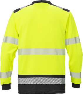 Fristads High vis T-shirt lange mouw klasse 3 7724 Hi-vis geel/zwart
