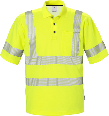 Fristads High vis poloshirt klasse 2 7406 Hi-vis geel