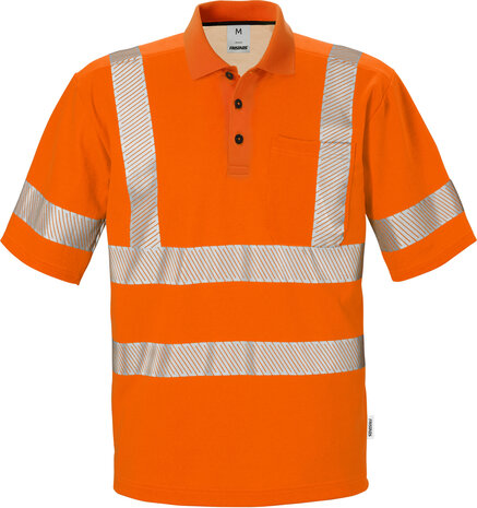 Fristads High vis poloshirt klasse 2 7406 Hi-vis oranje