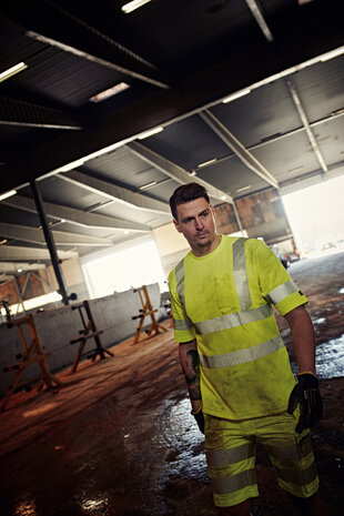 Fristads High vis T-shirt klasse 2 7407 Hi-vis geel