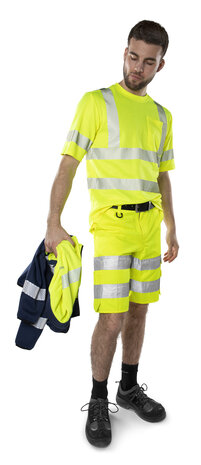 Fristads High vis T-shirt klasse 2 7407 Hi-vis geel