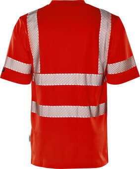 Fristads High vis T-shirt klasse 2 7407 Hi-vis rood