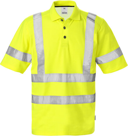 Fristads High vis poloshirt klasse 3 7025 Hi-vis geel