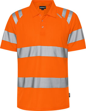 Fristads Hogezichtbaarheids poloshirt klasse 3 7861 Hi-vis oranje
