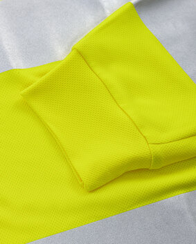 Fristads Hogezichtbaarheids poloshirt met lange mouw klasse 3 7864 Hi-vis geel