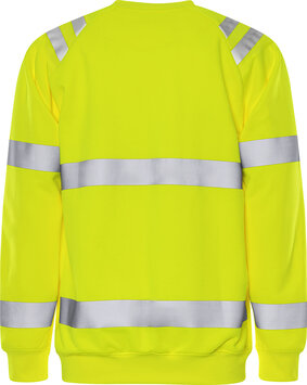 Fristads Hogezichtbaarheids sweater klasse 3 7862 Hi-vis geel
