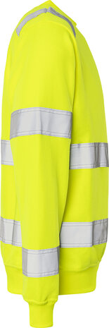 Fristads High vis sweatshirt klasse 3 7446 Hi-vis geel