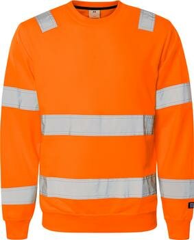 Fristads High vis sweatshirt klasse 3 7446 Hi-vis oranje