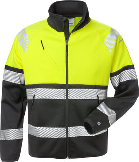 Fristads High vis sweatjack klasse 1 4517 Hi-vis geel/zwart