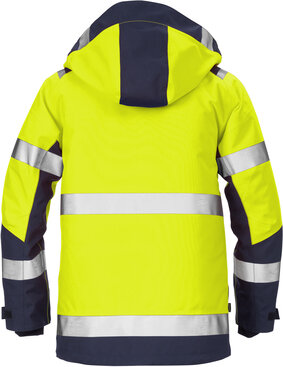Fristads High vis gore-tex shelljack klasse 3 4988 Hi-vis geel/marineblauw