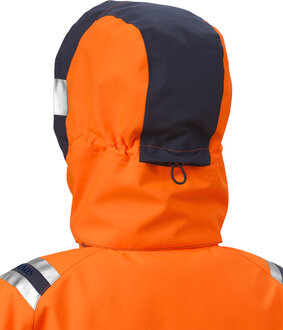 Fristads High vis gore-tex shelljack klasse 3 4988 Hi-vis oranje/marineblauw