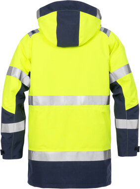 Fristads High vis gore-tex 3-in-1 winterparka klasse 3 4989 Hi-vis geel/marineblauw