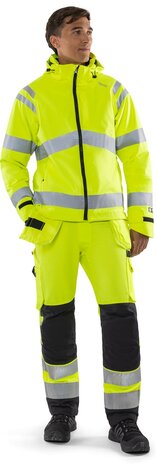 Fristads Hogezichtbaarheids shelljack klasse 3 4680 Hi-vis geel