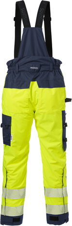 Fristads High vis airtech&reg; shellbroek klasse 2 2515 Hi-vis geel/marineblauw