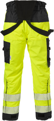 Fristads High vis airtech&reg; shellbroek klasse 2 2515 Hi-vis geel/zwart