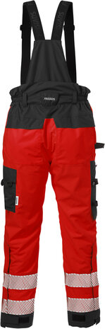 Fristads High vis airtech&reg; shellbroek klasse 2 2515 Hi-vis rood/zwart