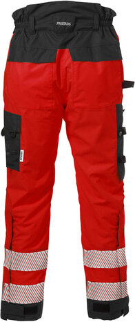 Fristads High vis airtech&reg; shellbroek klasse 2 2515 Hi-vis rood/zwart