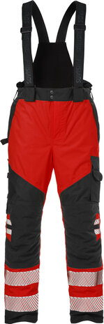 Fristads High vis airtech&reg; shellbroek klasse 2 2515 Hi-vis rood/zwart