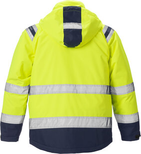 Fristads High vis airtech&reg; winterjack klasse 3 4035 Hi-vis geel/marineblauw