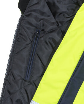 Fristads High vis airtech&reg; winterjack klasse 3 4035 Hi-vis geel/marineblauw