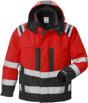 Fristads High vis airtech&reg; winterjack klasse 3 4035 Hi-vis rood/zwart