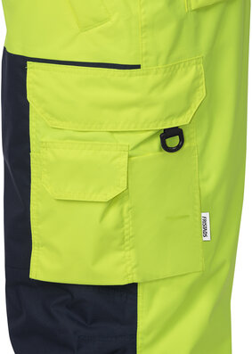 Fristads High vis airtech&reg; winterbroek klasse 2 2035 Hi-vis geel/marineblauw