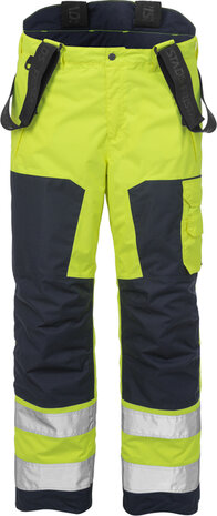 Fristads High vis airtech&reg; winterbroek klasse 2 2035 Hi-vis geel/marineblauw