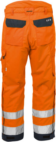 Fristads High vis airtech&reg; winterbroek klasse 2 2035 Hi-vis oranje/marineblauw
