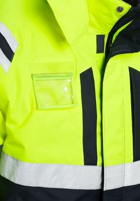 Fristads High vis airtech&reg; winteroverall klasse 3 8015 Hi-vis geel/marineblauw